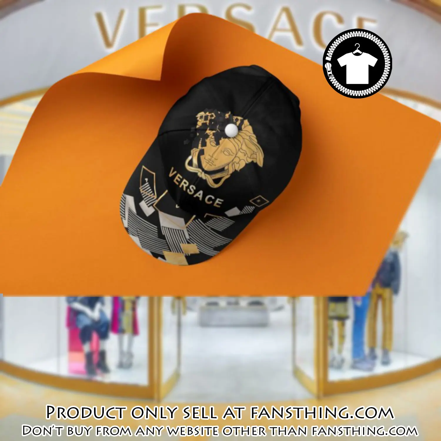 Versace luxury cap print 3d trending cap ctc1137 fst5058199